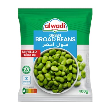 Al Wadi Al Akhdar Frozen Green Broad Beans 400GR