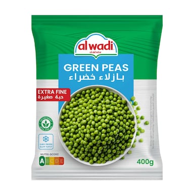 AL Wadi Al Akhdar Frozen Fine Green Peas 400GR