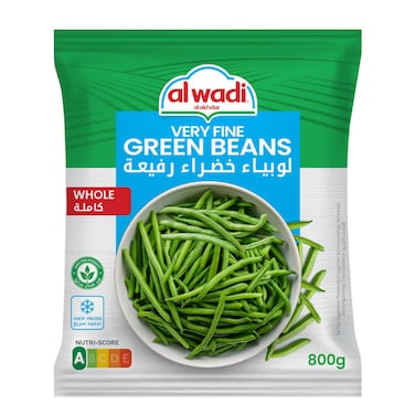 Al Wadi Al akhdar Frozen Fine Green Beans 800GR