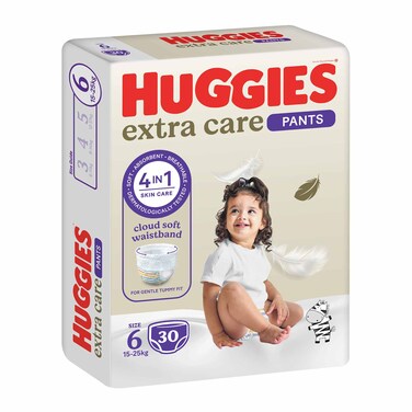 Huggies Diapers Extra Care Culots 15-25KG 30 Pads