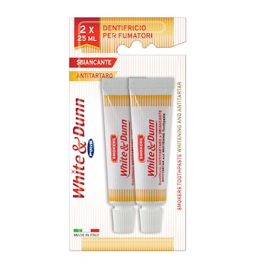 Piave White &amp; Dunn Smoker Toothpaste 25ml x 2 Pieces