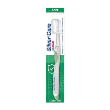 Silver Care+Pharma Antibacterial Soft Toothbrush