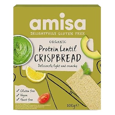 Amisa Protn Lentil Crisp Bread 100GR