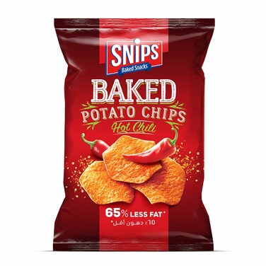 Snips Baked Potato Chips Hot Chili 62GR