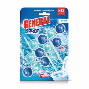 General Power Active Toilet Cleaner Rim Block Ocean 150GR