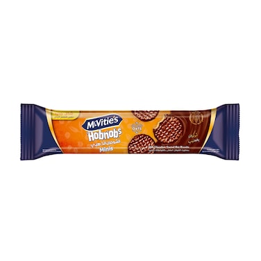 Mcvities Hobnobs Minis Milk Chocolate Biscuits 40GR