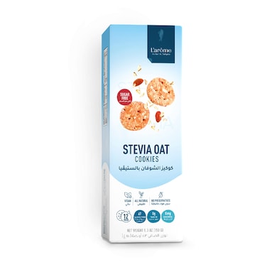 L'Arome Stevia Oat Cookies