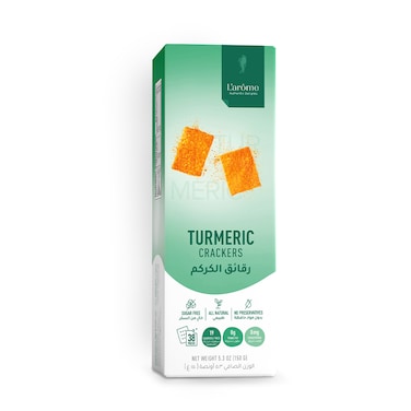 L'Arome Turmeric Crackers
