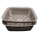 Colander With Bowl Rectangular 36X27CM Moka