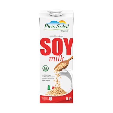 Unsweetened And Organic Soy Milk 1L