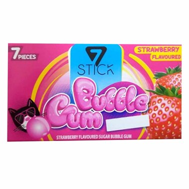 7 Sticks Bubble Gum Strawberry  14.5GR