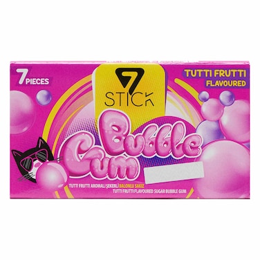 7 Sticks Bubble Gum   14.5GR