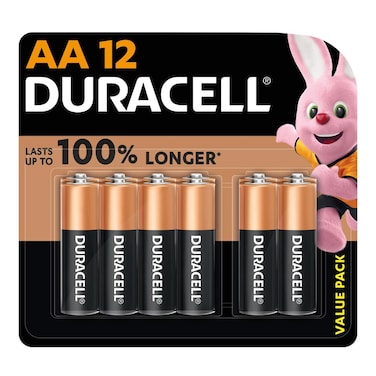Duracell Battery AA 12BL 25Percent Off