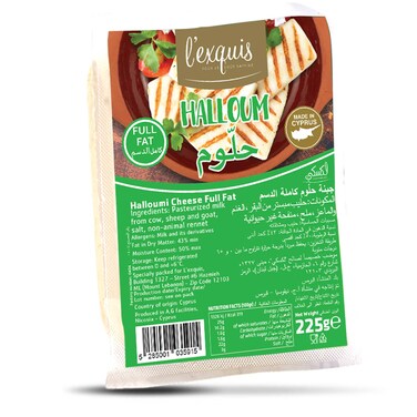 L'exquis Halloumi Full Fat 225GR