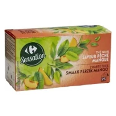 Carrefour Peach Mango Black Tea 25 Sachets