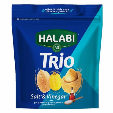 Halabi Trio Salt And Vinegar Nuts 150GR