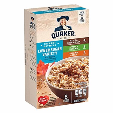 Quaker Instant Low Sugar Variety 266GR