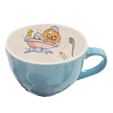 Carrefour Mug Dog Pattern 450ML