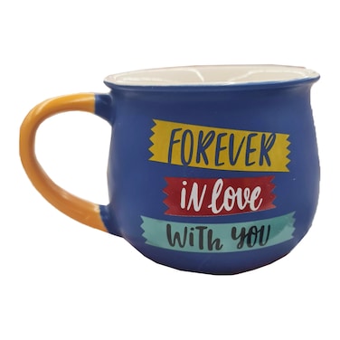 Carrefour Mug Blue 400ML