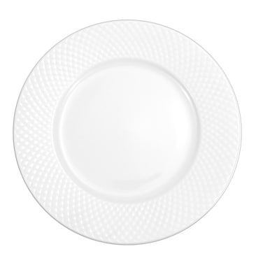 Carrefour Plate 19CM Porcelain Embossed