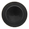 Carrefour Plate Porcelain 26.5CM Embossed Black