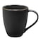 Carrefour Porcelain 450ML Black Mug