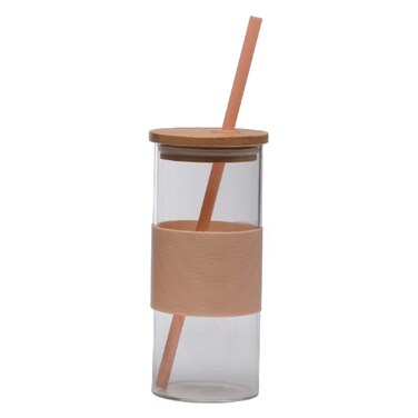 Bambo Glass Cup 400ML