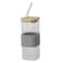 Square Glass Cup Grey 400ML