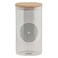 Glass Jar With Decal Pattern 1200ML