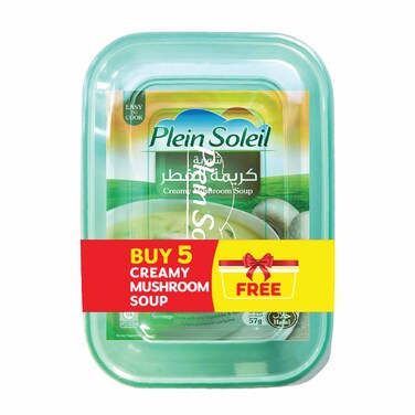 Plein Soleil 5 Creamy Mushroom Soup, + Plastic Storage Free