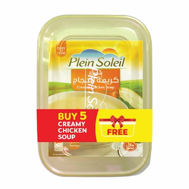 Plein Soleil 5 Creamy Chicken Soup, + Plastic Storage Free