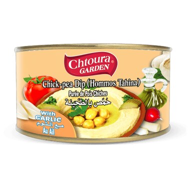 Chtoura Garden Chickpea Dip W Garlic 420GR