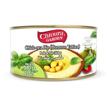 Chtoura Garden Chickpea Dip W Basil 420GR