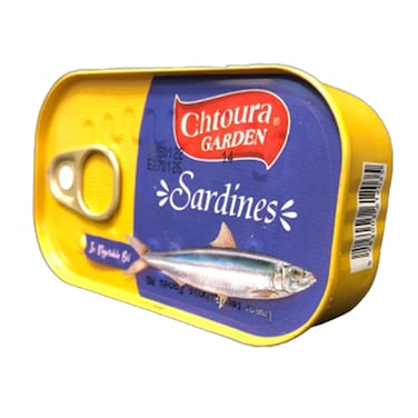 Chtoura Garden Sardin In Vegetables Oil 125GR