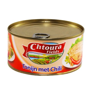 Chtoura Tuna In Vegetable Oil W Chilli 185GR
