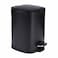 Dust Black Square Pedal Bin 6L