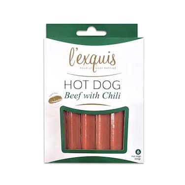 L&amp;#39;Exquis Hot Dog Beef With Chili 300GR