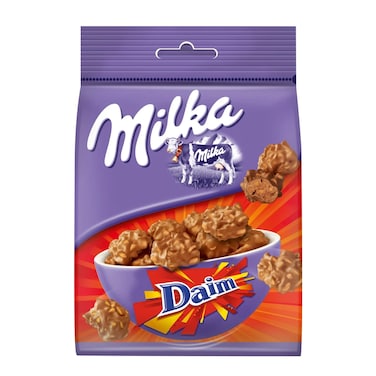 Milka Snax Daim Chocolate Bag 145GR