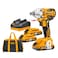 Ingco Cordles Impact Wrench 20V 2 Bats