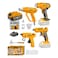 Ingco Heat And Glue Gun Combo Kit 4 Pieces