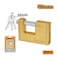 Ingco Brass Block Padlock 60Mm