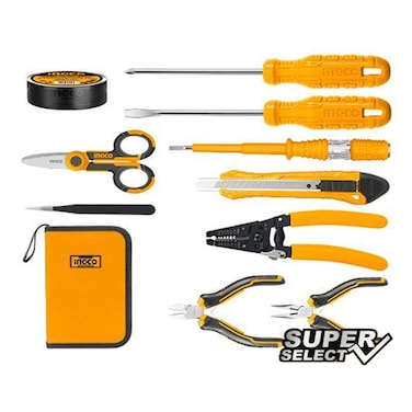 Ingco 11 Pieces Electricians Tools Set