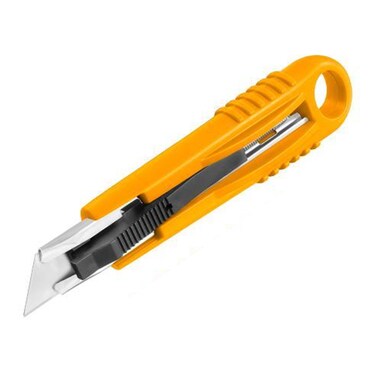 Ingco Retractin Safety Utility Knife 19x61mm