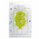 1 Numeral Candle With Stars N-6
