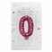 1 Numeral Candle With Stars N-0