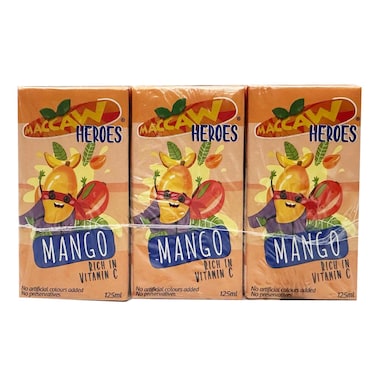 Maccaw Juice Hero Mango 6X125ML