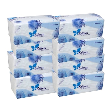 Softnex Facial Tissue 200Sheets X10