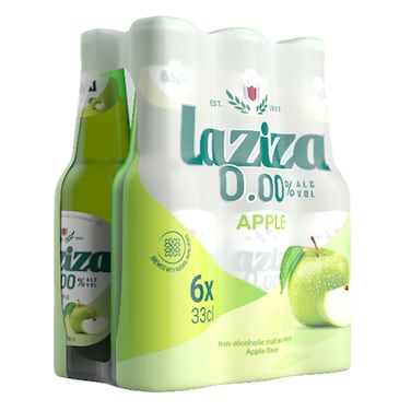 Laziza Apple Bottle 6X33CL