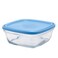 Duralex Lys Square Bowl&nbsp; 11CM With Blue Lid