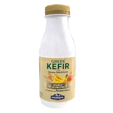 Koukakis Greek Kefir Banana Oats And Honey 330ML